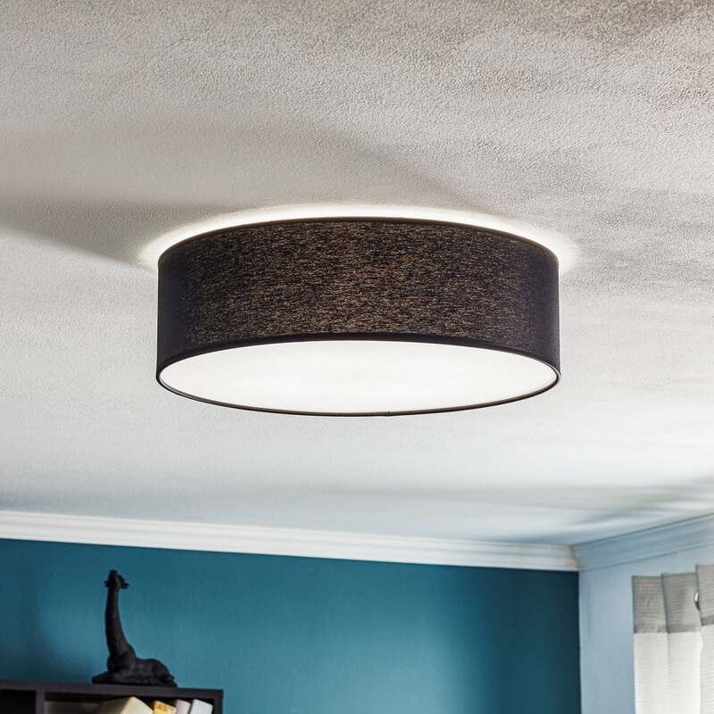 TK Lighting Deckenleuchte Rondo LED Lampe dimmbar dunkelgrau Ø45cm 4-flammig - 5901780510886