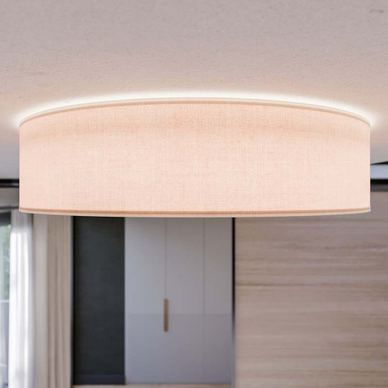 Euluna Deckenlampe Rondo Deckenlampe Deckenlicht E27 beige Ø 60 cm SIEHE TEXT - 5901780544331