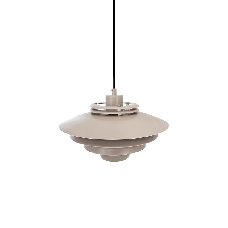 Dyberg Larsen Hängelampe Pendelleuchte Ejka Mini Deckenlampe Ø30cm Metall beige - 5704709094111