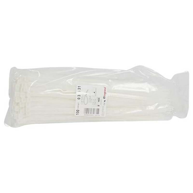 Legrand Kabelbinder 031831 Kabelband Natur Kunststoff 360 mm 7.6 mm 100 Stück - 3245060318314