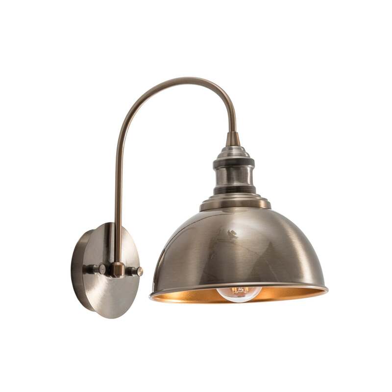 Opviq Wandleuchte Saglam altmessing 36 cm dimmbar Metall für Innenräume - 8684283492367