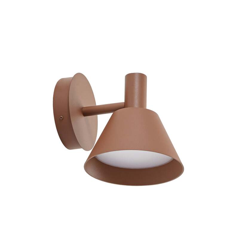 Lucande Außenwandleuchte Tabena LED Gartenleuchte Lampe braun IP54 16x17,5cm - 4255830908958