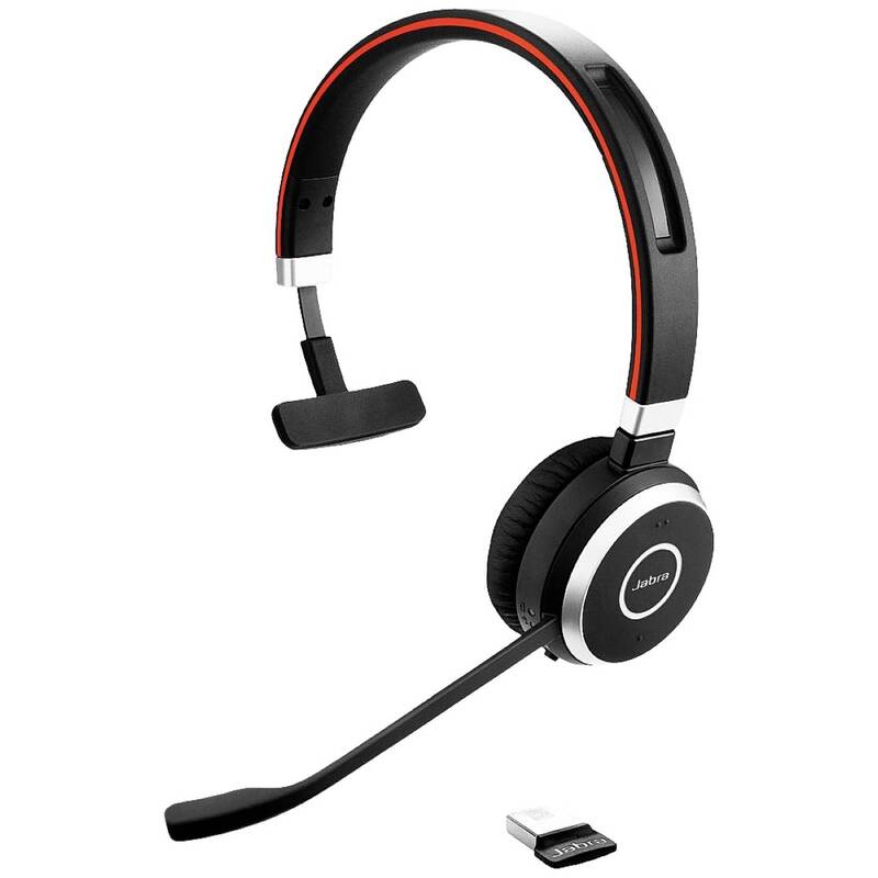 Jabra Evolve 65 SE MS Mono Headset Kopfhörer On-Ear Büro Headset Wireless - 5706991026399