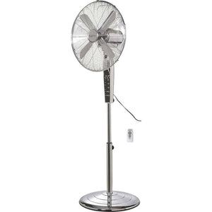 B-Ware Sygonix Standventilator Ventilator höhenverstellbar Oszillierend 50W Chrom