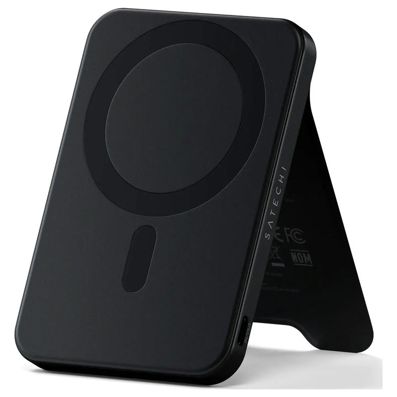 Satechi Powerbank 5000 mAh OntheGo Magnetic Qi2 Schwarz Magsafe Schnellladung - 0810086361953