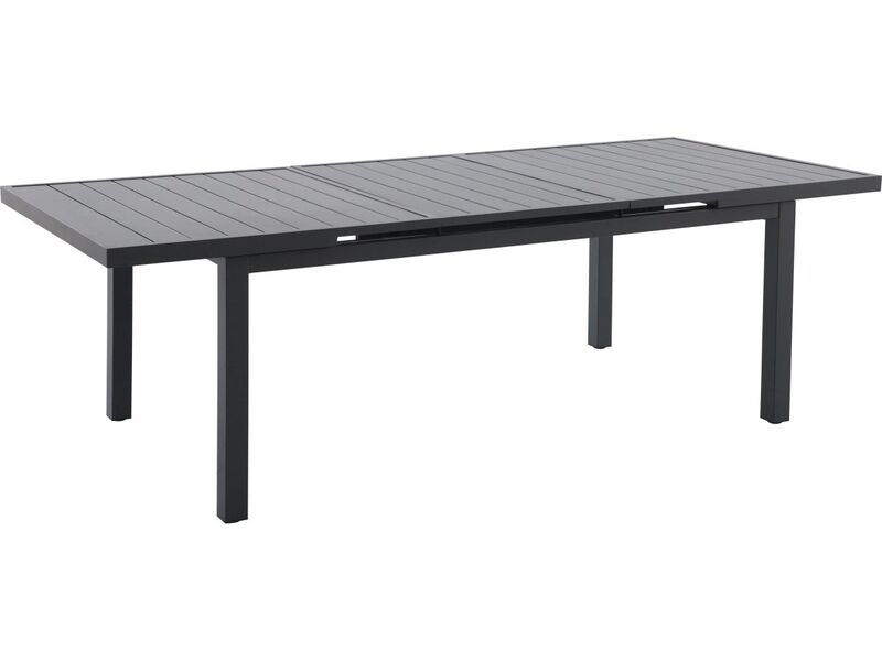 Gartentisch Outdoor Tisch Grovedale ausziehbar 240cm x 100cm anthrazit für 8 - 4007873330551
