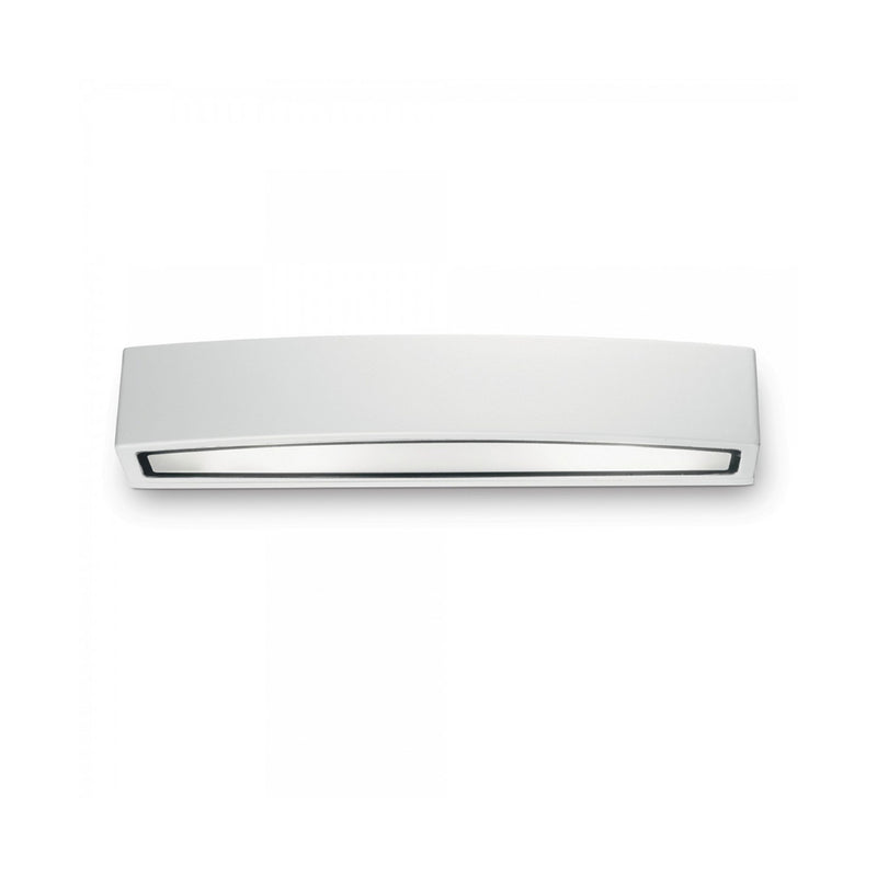 Außenleuchte Wandlampe Außenlampe ideallux Andromeda weiß Aluminium Metall 45 cm - 8021696100364