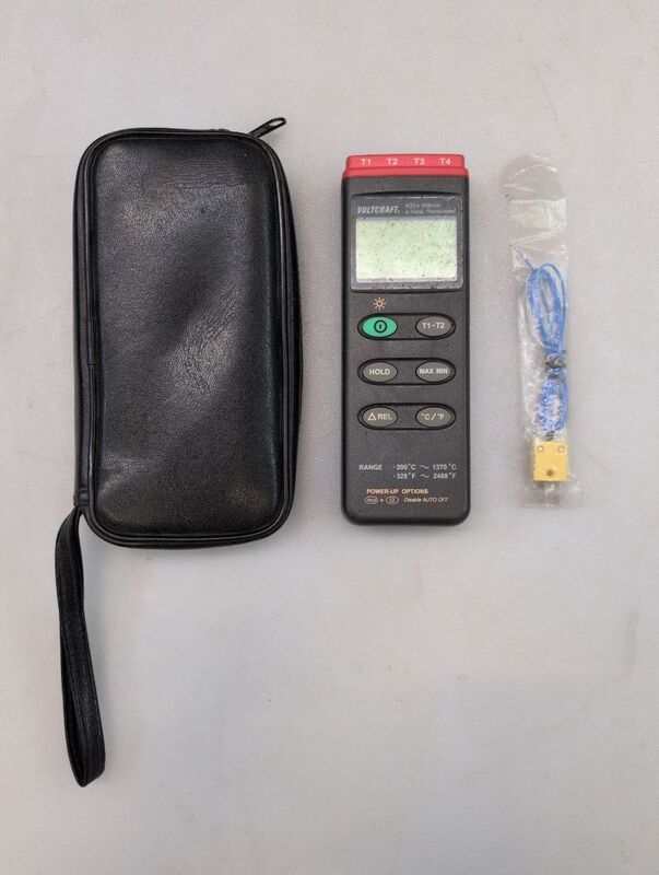 VOLTCRAFT K204 Temperatur-Messgerät -200 - +1370 °C Fühler-Typ K Thermometer - 4016138520200