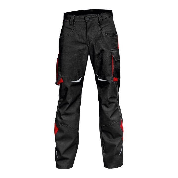 Kübler Hose Arbeitshose Bundhose schwarz mittelrot Größe 102 Knieschutztaschen - 4053813220932