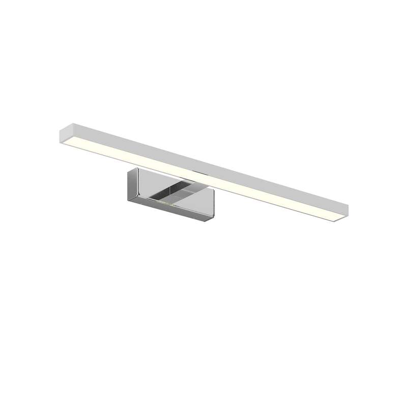 Lindby LED-Spiegelleuchte Jukka Wandleuchte chrom warmweiß 60cm IP44 Badezimmer - 4251096580624