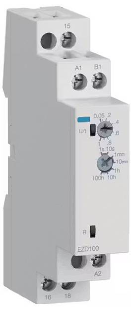 B-Ware Hager EZD100 Zeitrelais Einschaltverzögert 24-240VAC/DC Zeit-Relais 9 STÜCK