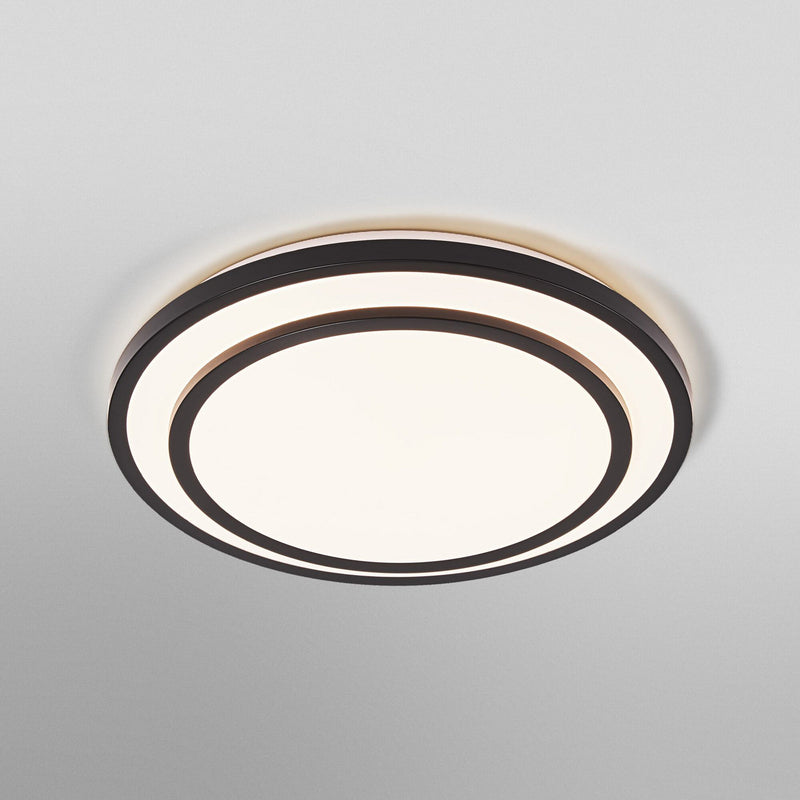 OSRAM Deckenleuchte ORBIS BERLIN LED Lampe Leuchte schwarz Ø39cm 24W warmweiß - 4099854446412