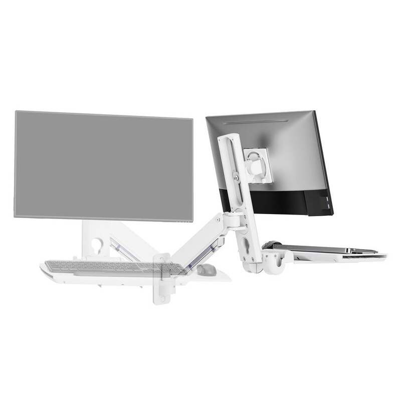 SpeaKa Professional Monitor Wandhalterung Bildschirmhalterung 1 Display Tastatur - 4064161486574