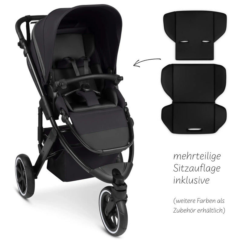 ABC Design Kinderwagen Buggy Salsa 5 Run Sportwagen Joggingwagen schwarz - 4045875176647