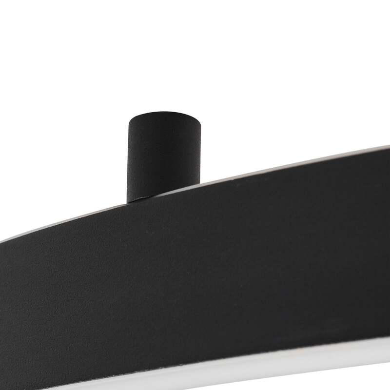 Lucande Smart-LED-Deckenleuchte Moise schwarz 42W dimmbar WLAN Tuya 60cm - 4255830900310
