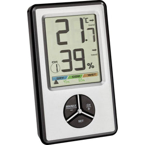 B-Ware TFA digi Thermo-Hygrometer Hygrometer Temperaturfeuchtigkeit 30.5045.54 schwarz