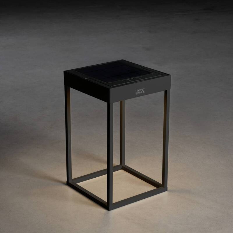 Konstsmide Solar-Dekoleuchte Portofino LED Wandleuchte warmweiß schwarz 3.7W - 7318307815757