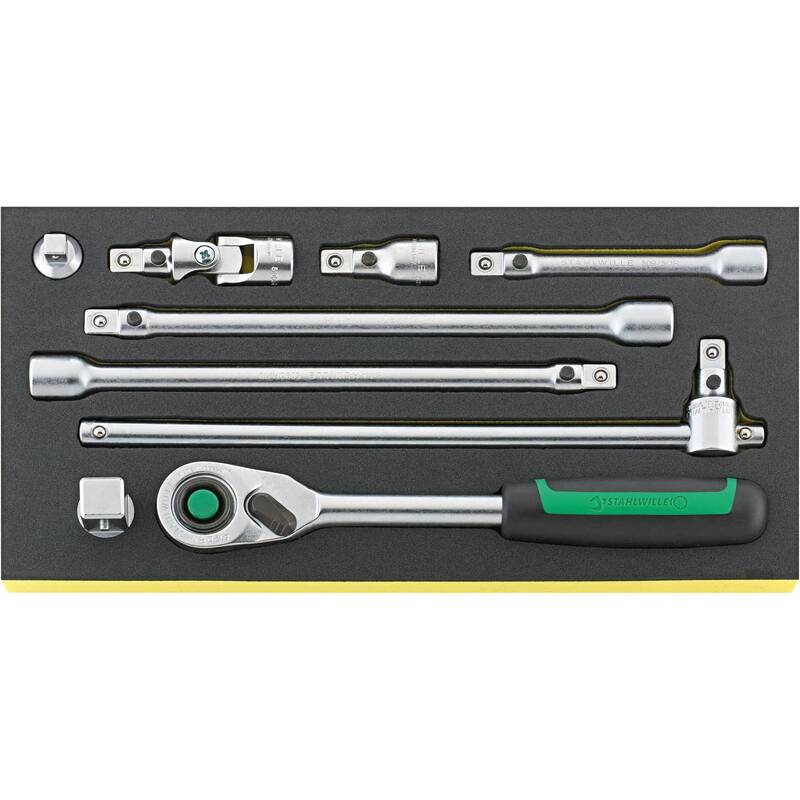 Stahlwille Steckschlüsselsatz TCS 1/2 Zoll 512/9 QR Werkzeugset Tool Control - 4018754291755