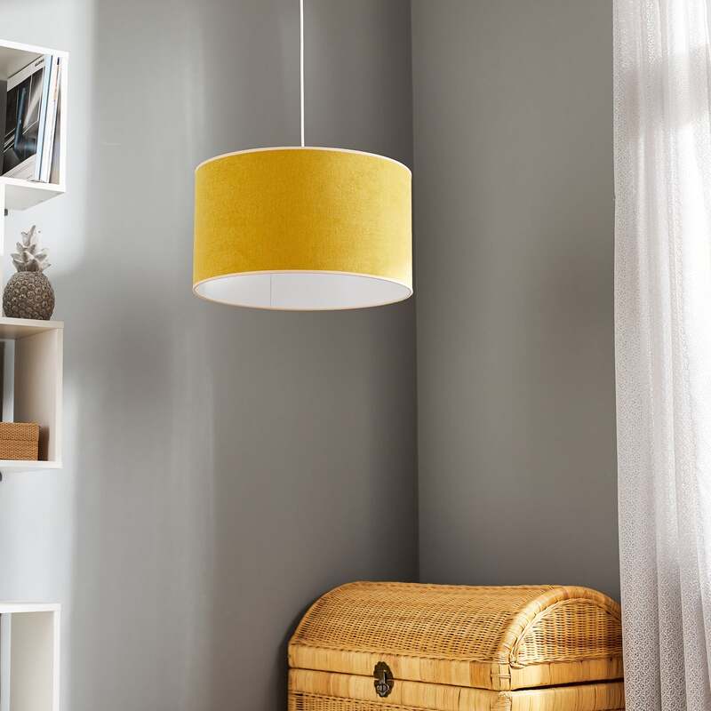 Hängeleuchte Pastell Roller senffarben Pendelleuchte Leuchte Hängelampe Lampe565 - 5903689181334