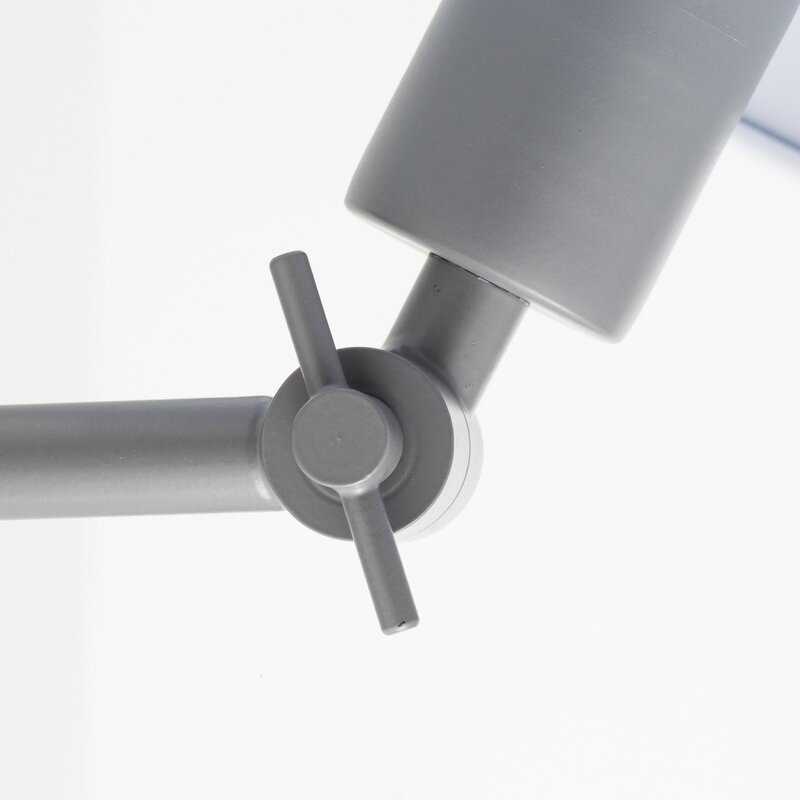 Schöner Wohnen Wandleuchte Leuchte Kia grau kippbar Metallschirm Schalter E14 - 4052231302374