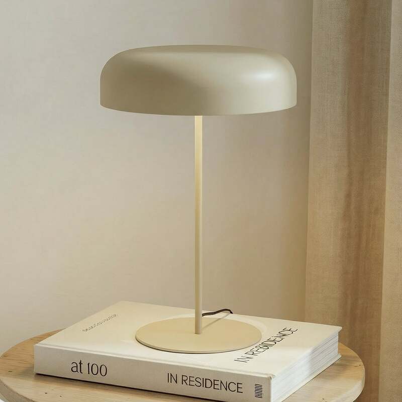 Lindby Tischleuchte Edion beige Metall 45 cm E14 2x10W nicht enthalten - 4251911785791