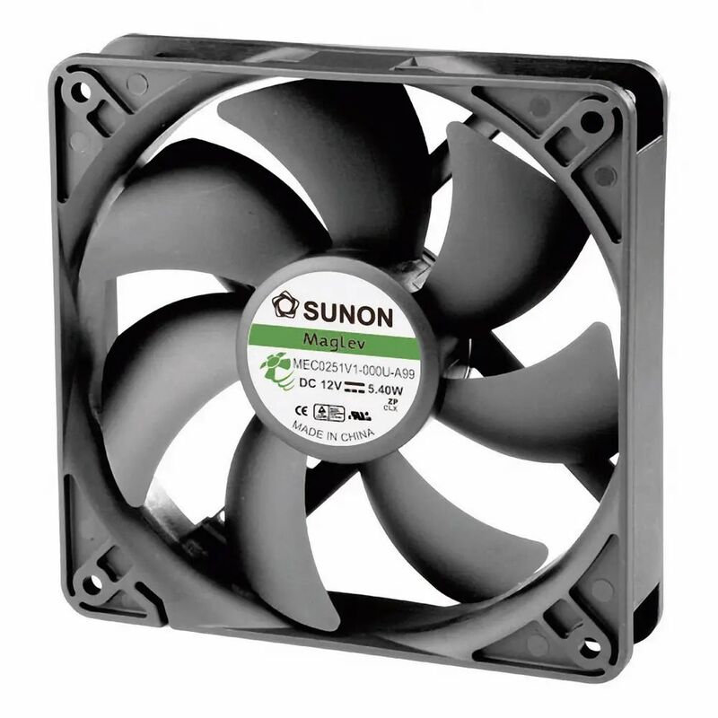 Sunon Axiallüfter MEC0251V1-000U-A99 Lüfter 12V 183.83m³/h Vapo schwarz Kühlung - 2050001500199