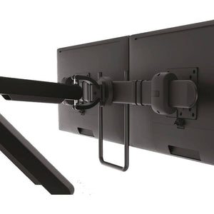 B-Ware Bachmann Monitor Tischhalterung Dual Monitorarm Bildschirmhalterung schwarz VESA
