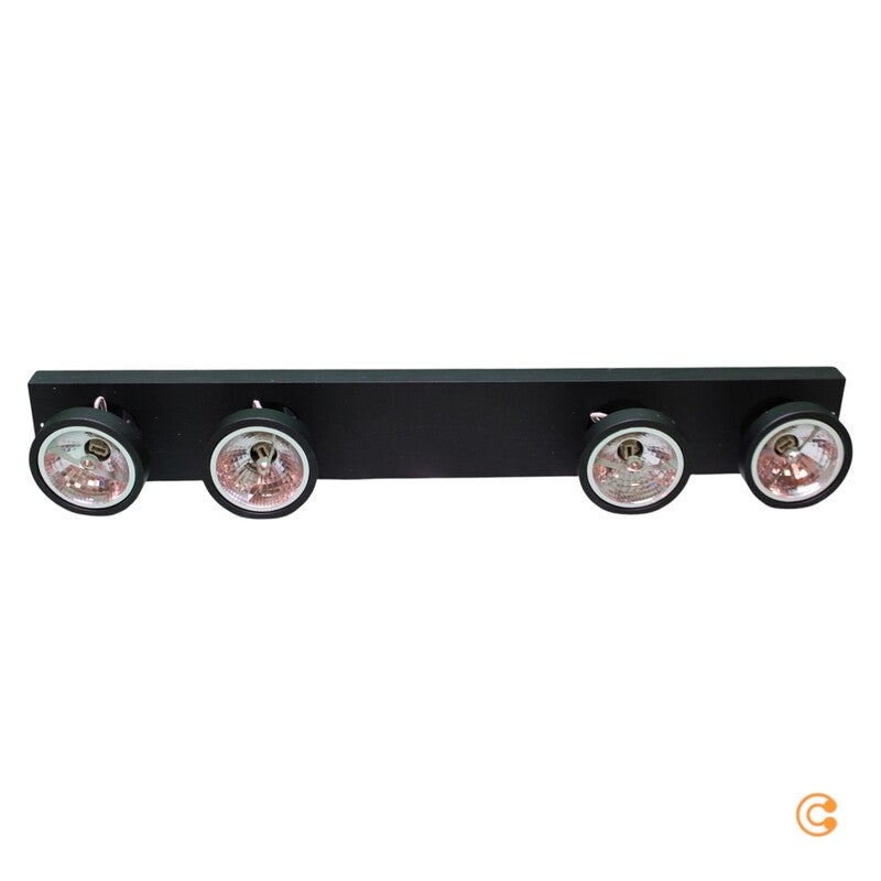 Arcchio Deckenleuchte Lampe Jorvin schwarz 4-flammig Wohnraumleuchte Spot Decke - 9626053