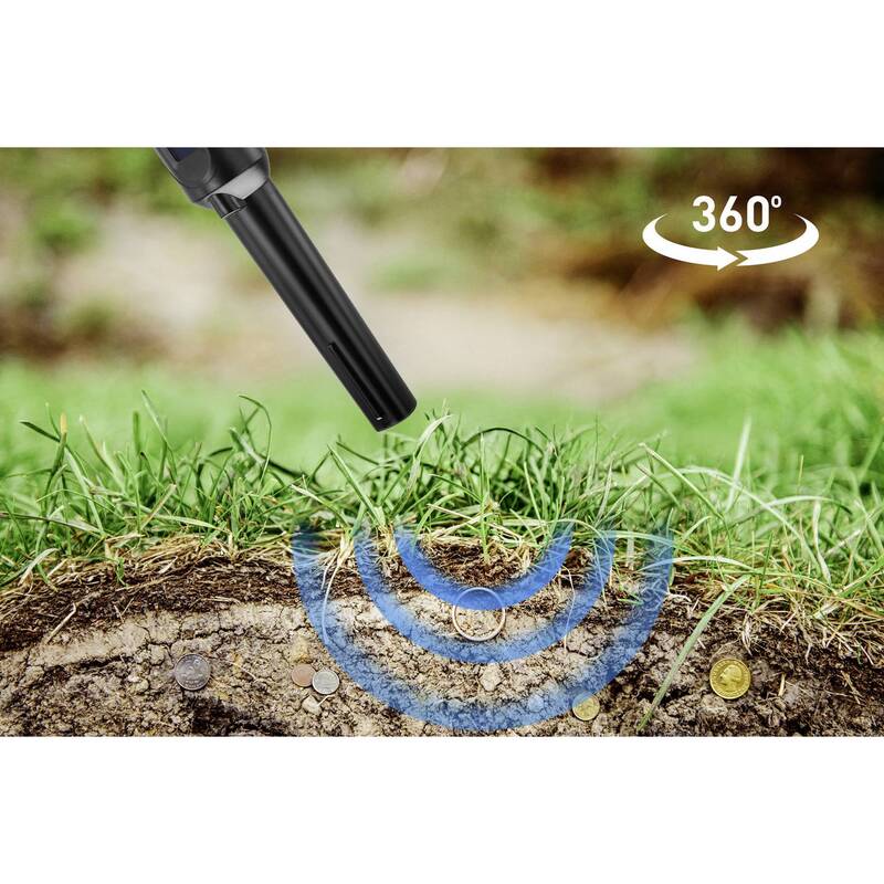METALLDETEKTOR 25CM Suchtiefe akustisch digital leicht 150g ideal für Schatzs... - 4064161340968