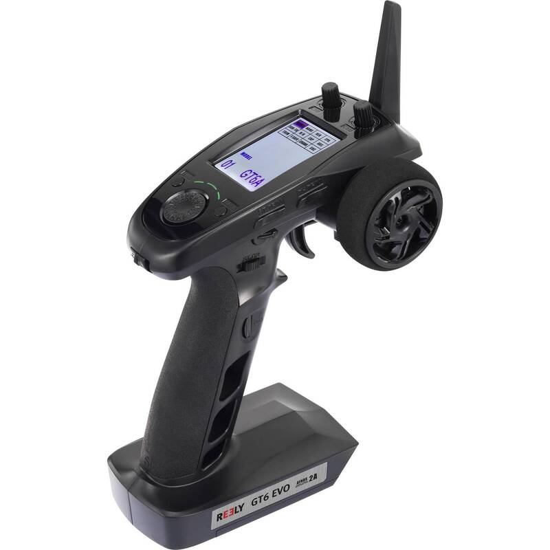 Reely Pistolengriff-Fernsteuerung GT6 EVO 2,4 GHz 6 Kanäle inkl. Empfänger - 4053199571352