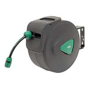 B-Ware STIER Garten-Schlauchtrommel SGS-300 PVC Schlauch 30m Automatik schwenkbar 8bar