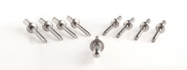 Gesipa 1456426 500 St. Edelstahl Blindniete Niete Flachrundkopf Blind-Niete rund - 4007081048286