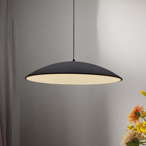 B-Ware Schöner Wohnen LED Hängeleuchte LENTE dimmbar Pendelleuchte schwarz Ø50cm