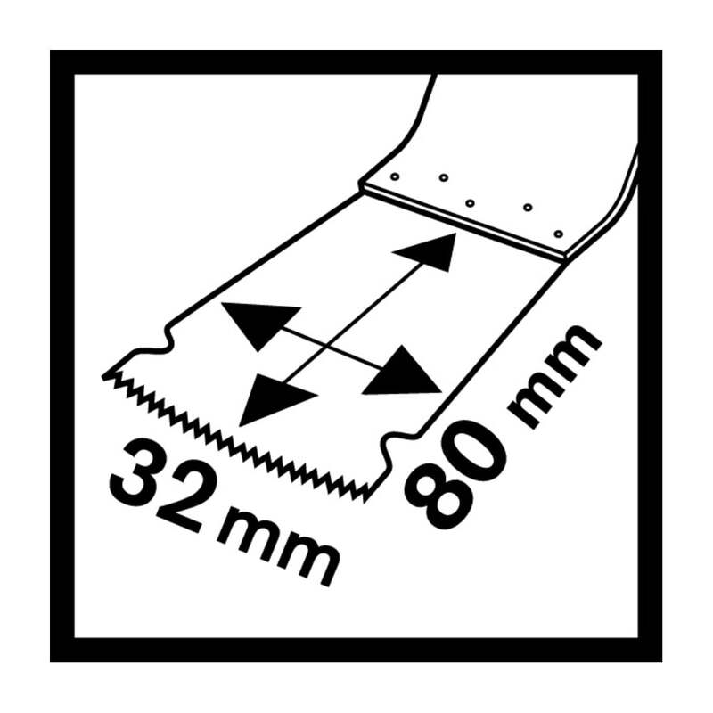 Bosch Tauchsägeblatt HCS MAIZ 32 EPC StarlockMax Sägeblatt Holz 80mm 10 Stück - 3165140936095