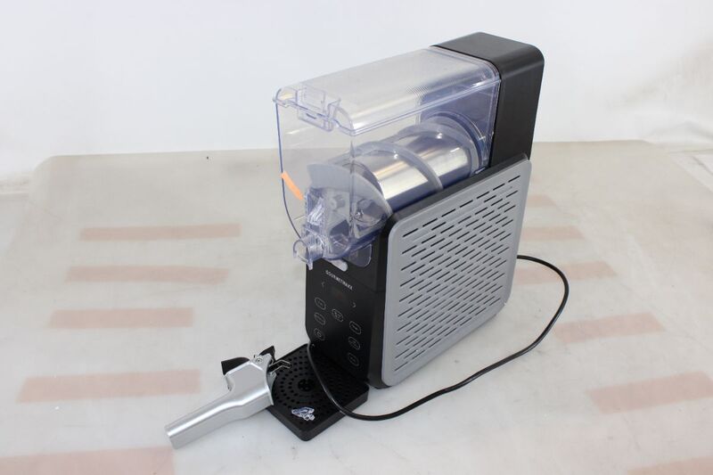 GOURMETmaxx Eismaschine Slush-Eis Frappé Milchshake Softeis 200W Schwarz-Grau - 4067522092056