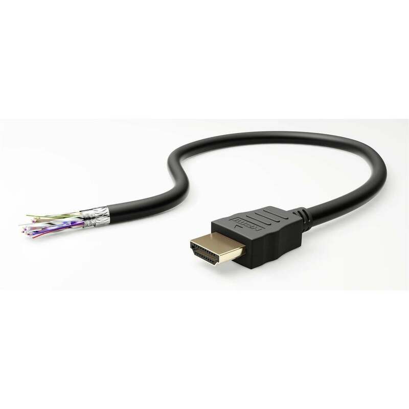 Goobay 38523 HDMI High Speed Kabel Ethernet / UHD 4K 60Hz Monitorkabel / 4,95 - 4040849385230