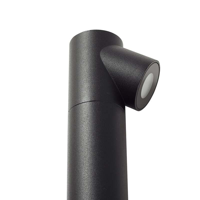 Lindby Wegeleuchte Gartenlampe LED Luzian anthrazit Erdspieß Eisen Glas 120cm - 4251911785135