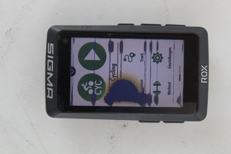 Sigma Fahrrad-Navi ROX 12.1 EVO Bluetooth GPS GLONASS Europa 3 Zoll grau 110g - 4016224010400