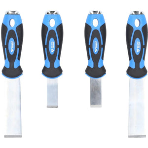 B-Ware Brilliant Tools Schaber Satz Edelstahl 4-teilig rostfrei 94mm Klingenlänge 590g