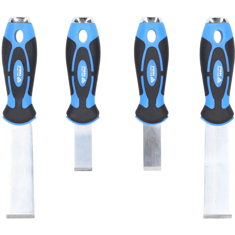 Brilliant Tools Schaber Satz Edelstahl 4-teilig rostfrei 94mm Klingenlänge 590g - 4042146866795