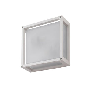 B-Ware Lucande Außenwandlampe Lampe Sensor Weiß Bewegungsmelder 25x25cm Außenleuchte225