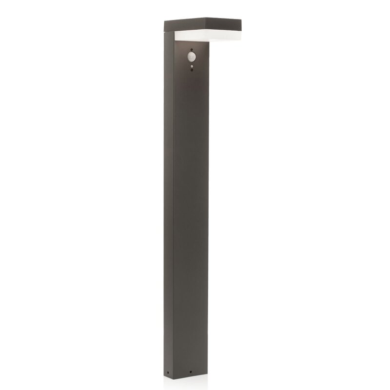 Lindby Pollerleuchte Pollerlampe LED Solar Sensor Chioma anthrazit Aussenleuc996 - 4251096556476