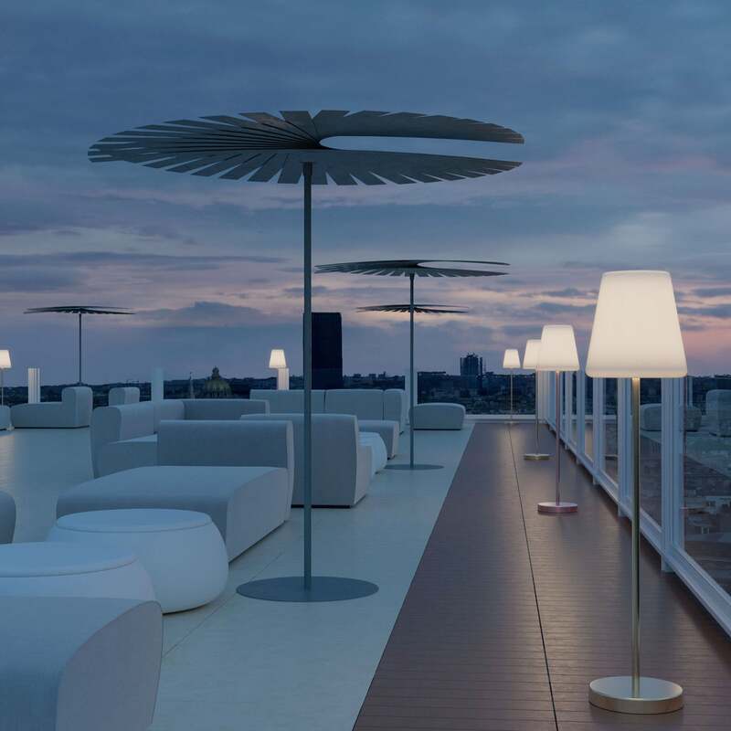 Newgarden Außenleuchte Stehleuchte Lola Slim 120 LED dimmbar anthrazit 119cm - 8435578502120