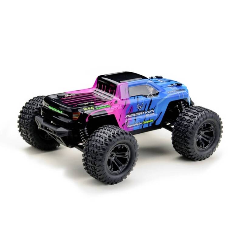 Absima Mini AMT Monster Truck 1:16 pink blau RTR 4WD Akku Lader 36 km/h - 4250650957704