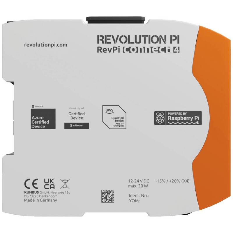 Revolution Pi RevPi Connect 4 PR100376 SPS-Erweiterungsmodul 2GB RAM 8GB eMMC - 4260498391905