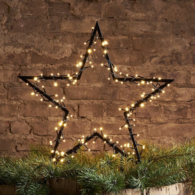 Star Trading LED-Dekoleuchte Spiky mit Erdspießen Weihnachtsbeleuchtung 60 cm - 7391482051523