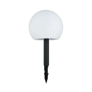 B-Ware Lindby LED Gartenlampe Außenleuchte Lago RGBW 3er Set Kugeln Erdspieß weiß 51cm