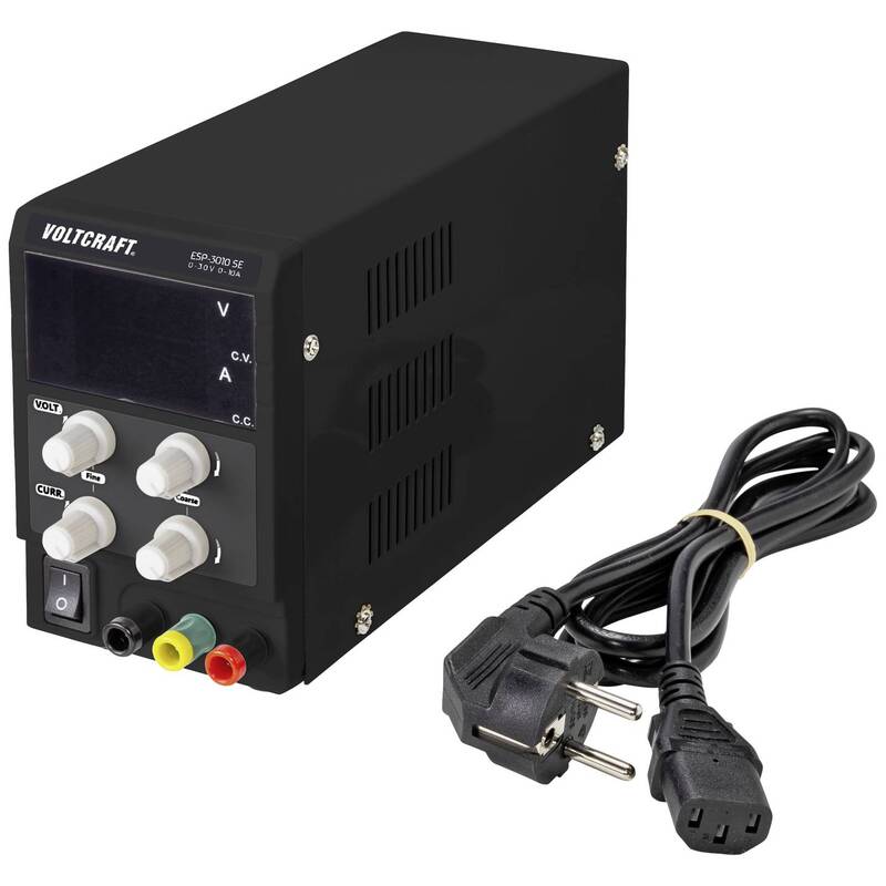 VOLTCRAFT ESP-3010 Labornetzgerät einstellbar 0-30 V/DC 0-10 A Steckanschluss - 4064161215297