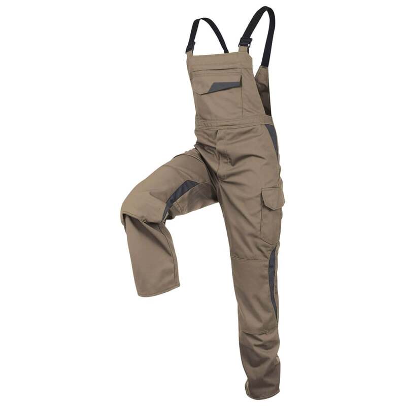 Kübler Latzhose Arbeitshose Herrenhose braun Vita mix Handwerker Größe 114 - 4053813310954