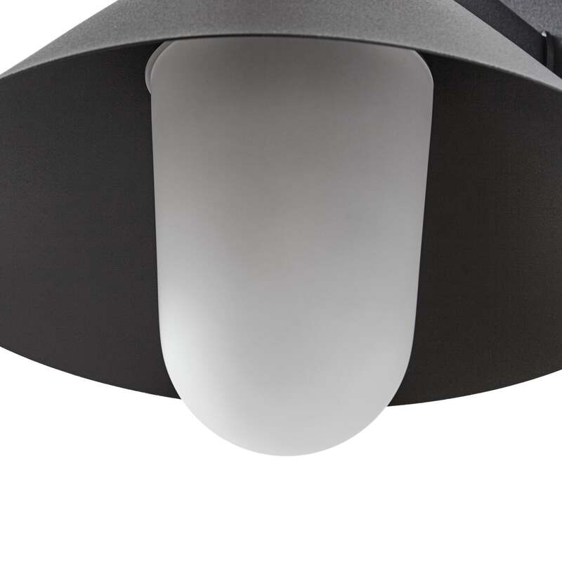 Lucande Außenwandleuchte Kiyogi schwarz LED Gartenlampe dimmbar IP65 31cm - 4255830911064